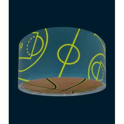 Dalber 41746 - Iluminação de teto de criança BASKET 2xE27/15W/230V