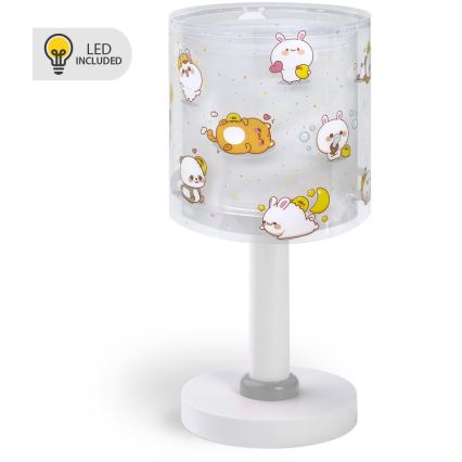 Dalber 41761E - Candeeiro infantil LED KAWAII FRIENDS 1xG4/4W/230V cinzento