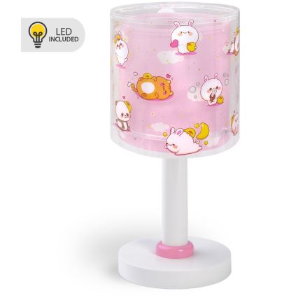 Dalber 41761S - Candeeiro de mesa infantil LED KAWAII FRIENDS 1xG4/4W/230V rosa