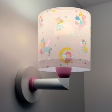Dalber 42499 - Aplique de parede infantil FAIRY DREAMS 1xE27/15W/230V