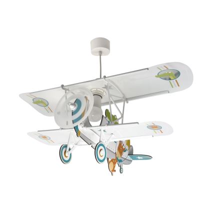 Dalber 54542 - Candeeiro de teto infantil LITTLE CROCODILE 1xE27/15W/230V