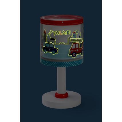 Dalber 60611 - Lâmpada de criança POLICE 1xE14/40W/230V