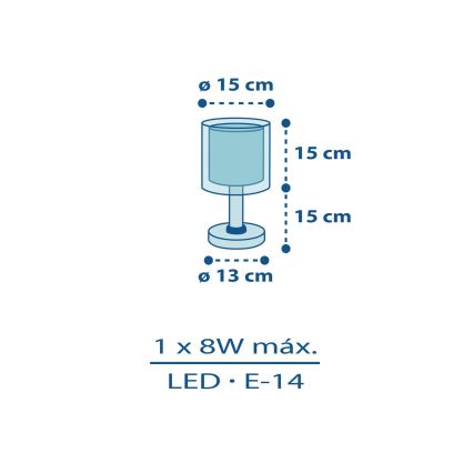 Dalber 60611N - Candeeiro infantil LED POLICE 1xG4/4W/230V multicolorido