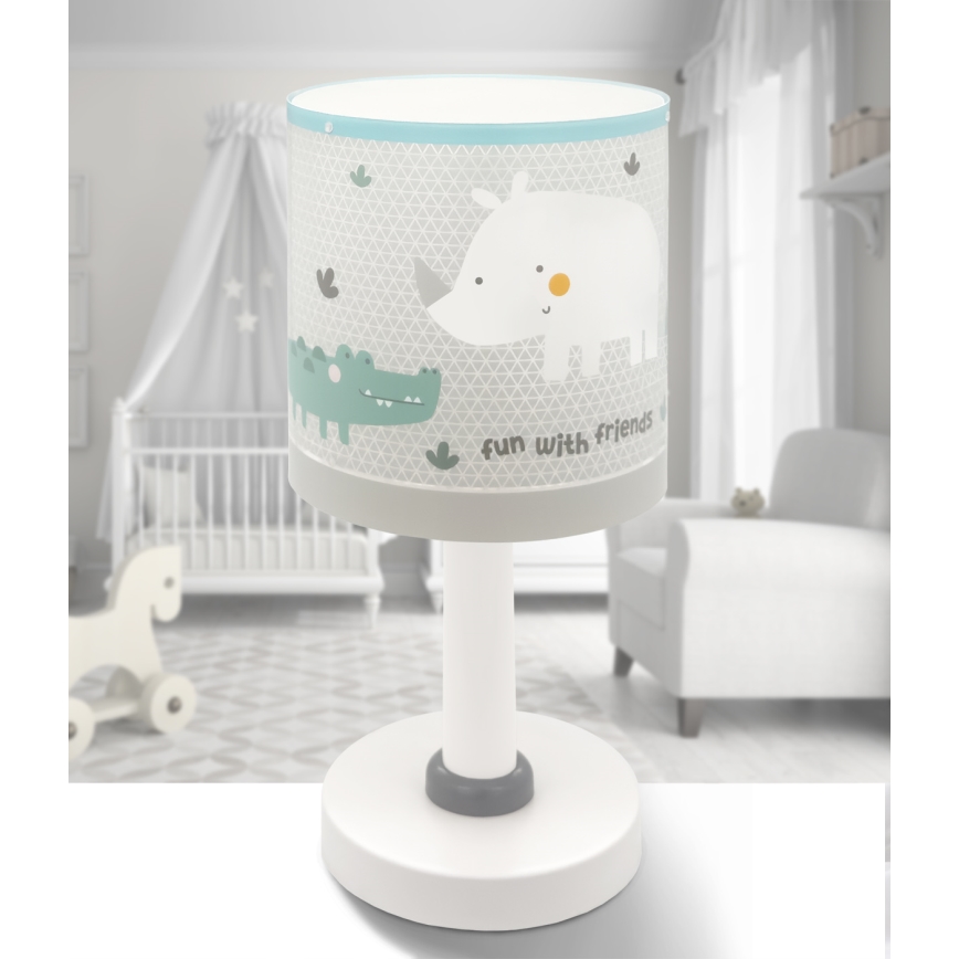 Dalber 60621 - Candeeiro de criança RHICO AND CROCO 1xE14/8W/230V