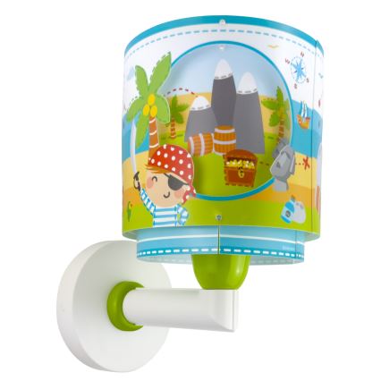 Dalber 60659 - Luminária de parede infantil PIRATE ISLAND 1xE27/15W/230V