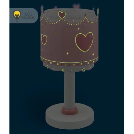 Dalber 61101N - Candeeiro infantil LED LITTLE QUEEN 1xG4/4W/230V rosa