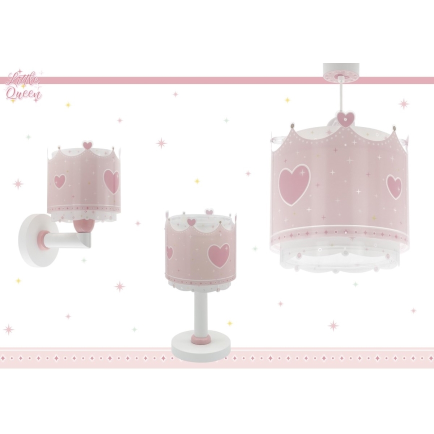 Dalber 61109 - Iluminação de parede de criança LITTLE QUEEN 1xE27/60W/230V