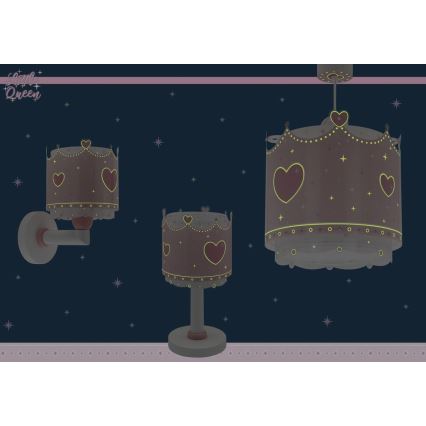 Dalber 61109 - Iluminação de parede de criança LITTLE QUEEN 1xE27/60W/230V