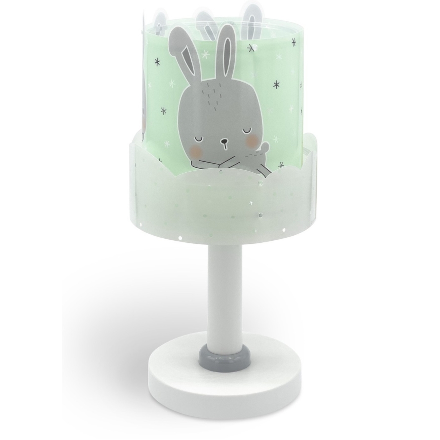 Dalber 61151H - Candeeiro de criança BUNNY 1xE14/40W/230V verde