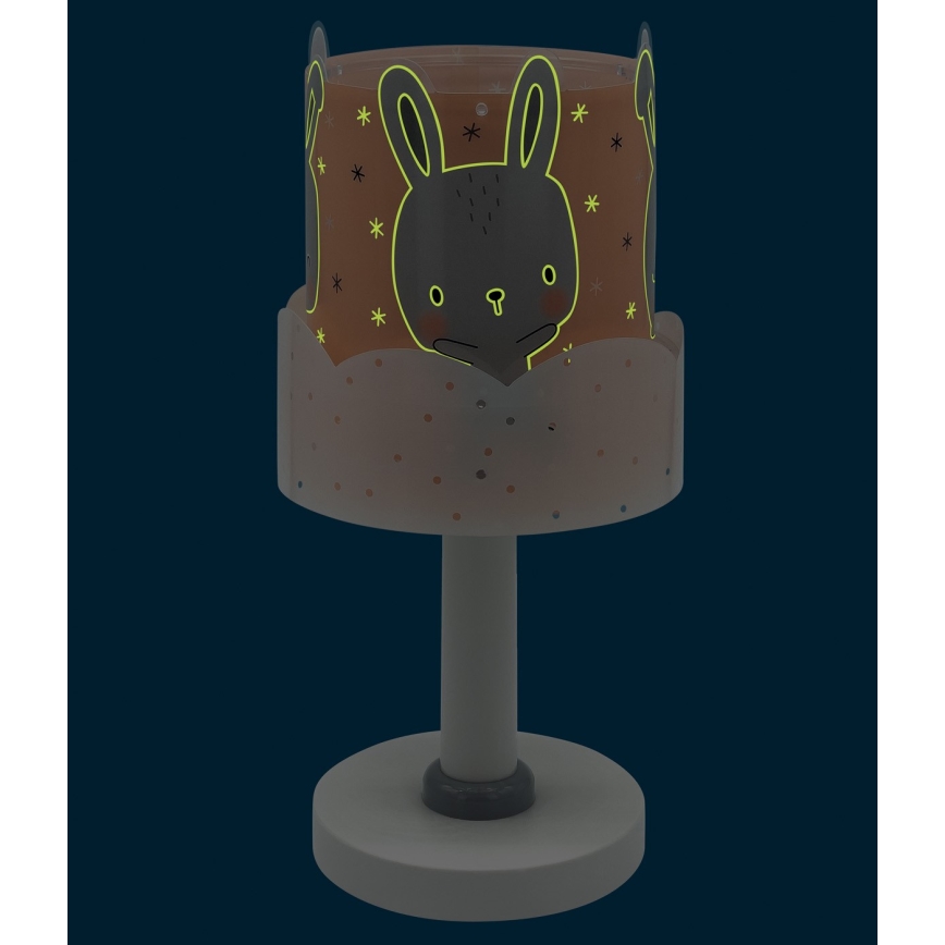 Dalber 61151S - Candeeiro de criança BUNNY 1xE14/40W/230V laranja