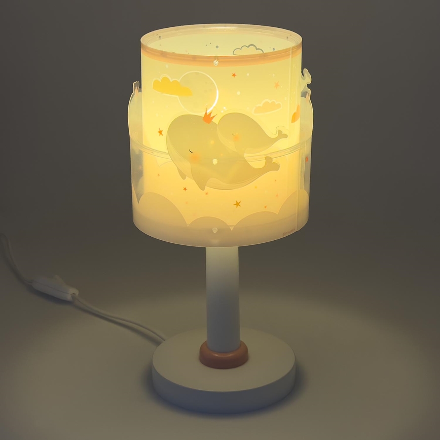 Dalber 61171S - Candeeiro de criança WHALE DREAMS 1xE14/8W/230V rosa