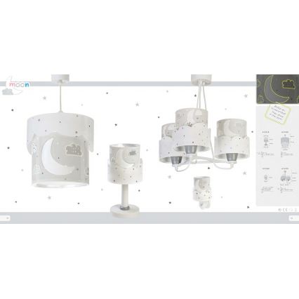 Dalber 61235E - Candeeiro LED pequeno para tomada MOON 1xE14/0,5W/230V