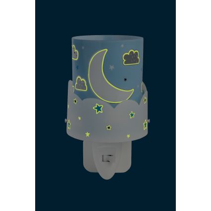 Dalber 61235T - Candeeiro LED pequeno para tomada MOON 1xE14/0,5W/230V