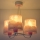 Dalber 61237S - Candelabro de criança MOON 3xE27/60W/230V