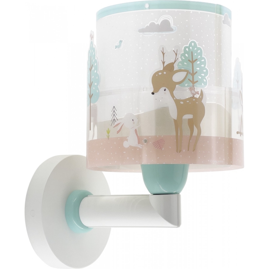 Dalber 61279 - Iluminação de parede de criança LOVING DEER 1xE27/60W/230V