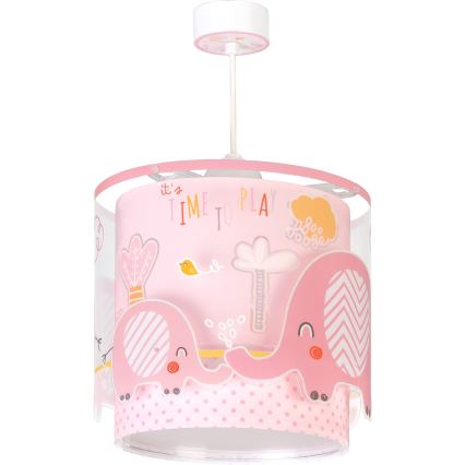 Dalber 61332S - Candelabro de criança LITTLE ELEFANTE 1xE27/60W/230V