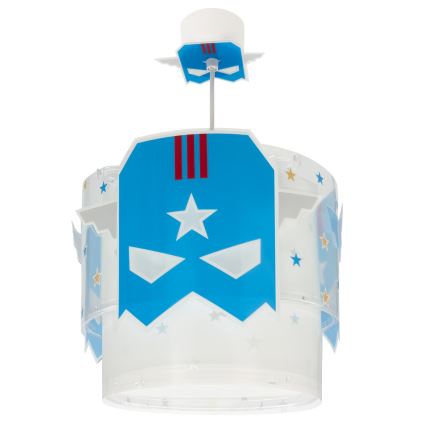 Dalber 61812 - Candeeiro de criança AZUL HERO 1xE27/15W/230V