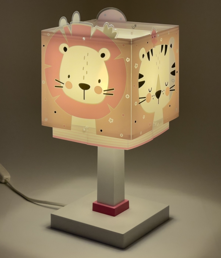 Dalber 63111NS - Candeeiro infantil LED BABY JUNGLE 1xG4/4W/230V rosa