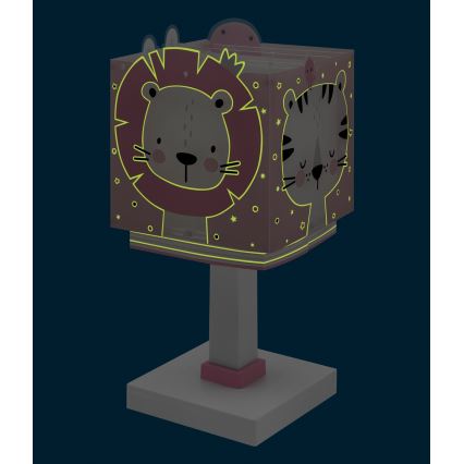 Dalber 63111NS - Candeeiro infantil LED BABY JUNGLE 1xG4/4W/230V rosa