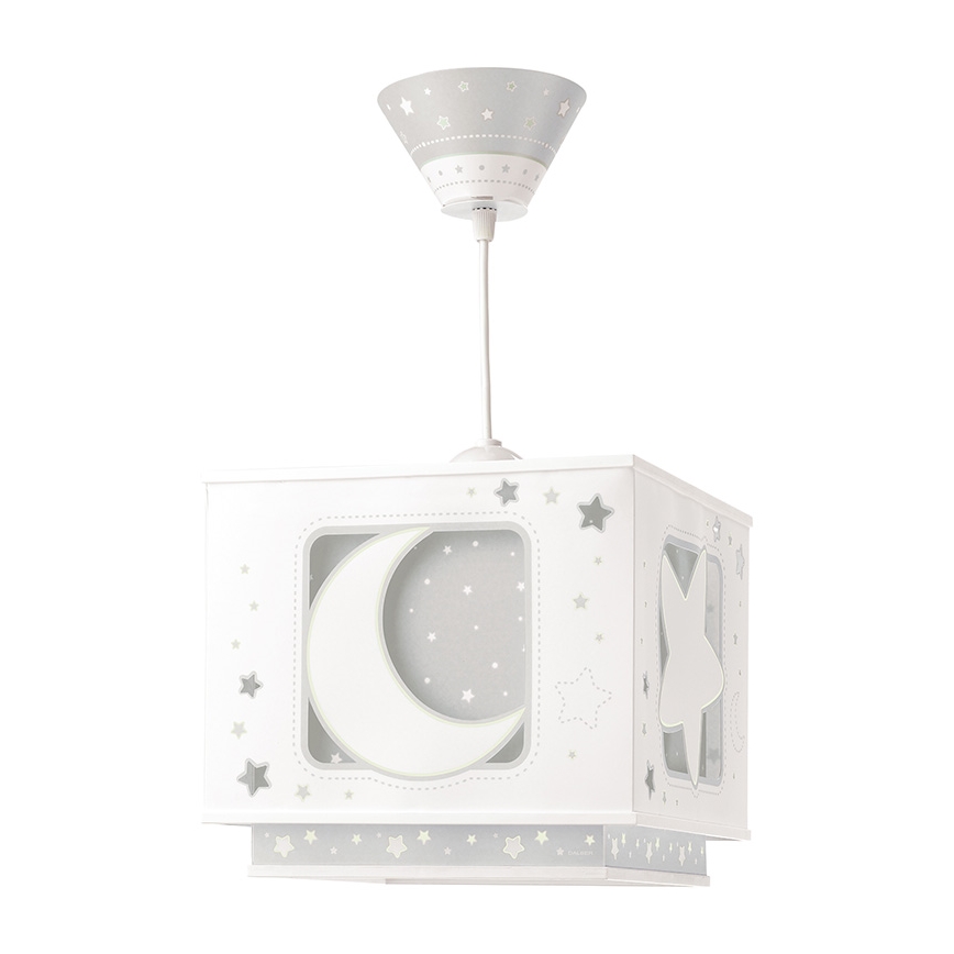 Dalber 63232E - Candelabro de criança MOON LIGHT 1xE27/60W/230V