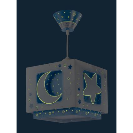 Dalber 63232T - Candelabro de criança MOON LIGHT 1xE27/60W/230V