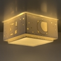 Dalber 63236E - Iluminação de teto de criança MOONLIGHT 2xE27/60W/230V cinzento