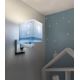 Dalber 63239T - Iluminação de parede de criança MOONLIGHT 1xE27/15W/230V azul