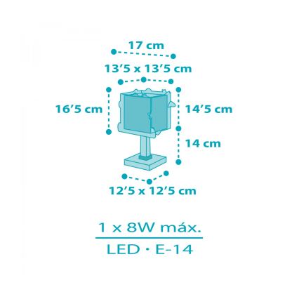 Dalber 63351N - Candeeiro infantil LED ROCKET 1xG4/4W/230V multicolorido