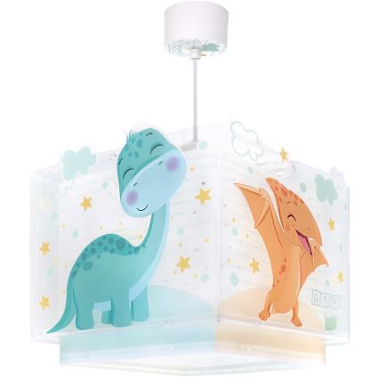 Dalber 63452 - Lustre infantil BABY DINOS 1xE27/15W/230V multicolorido