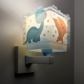 Dalber 63459 - Candeeiro de parede infantil BABY DINOS 1xE27/15W/230V multicolorido