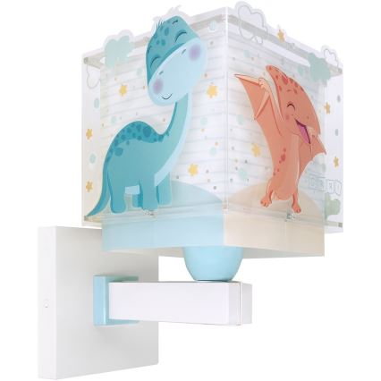 Dalber 63459 - Candeeiro de parede infantil BABY DINOS 1xE27/15W/230V multicolorido