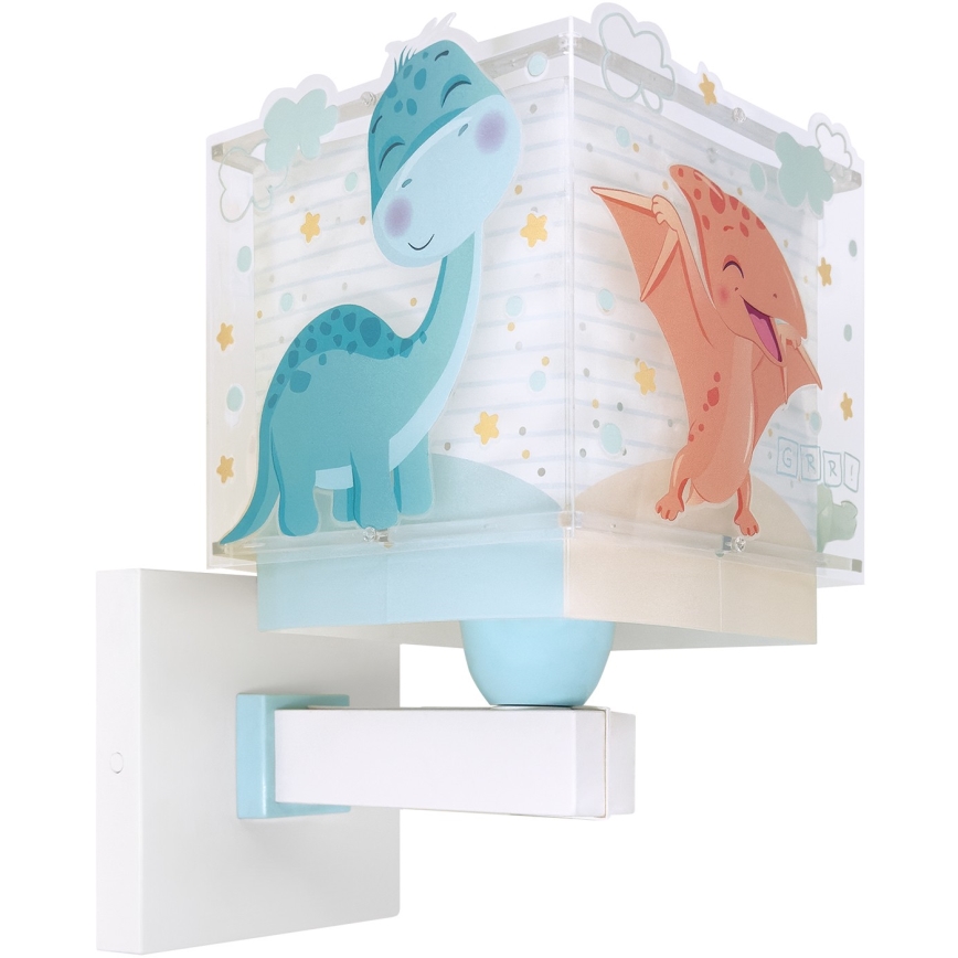 Dalber 63459 - Candeeiro de parede infantil BABY DINOS 1xE27/15W/230V multicolorido