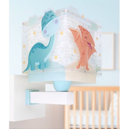 Dalber 63459 - Candeeiro de parede infantil BABY DINOS 1xE27/15W/230V multicolorido