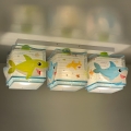 Dalber 63473 - Iluminação de teto de criança BABY SHARK 3xE27/60W/230V