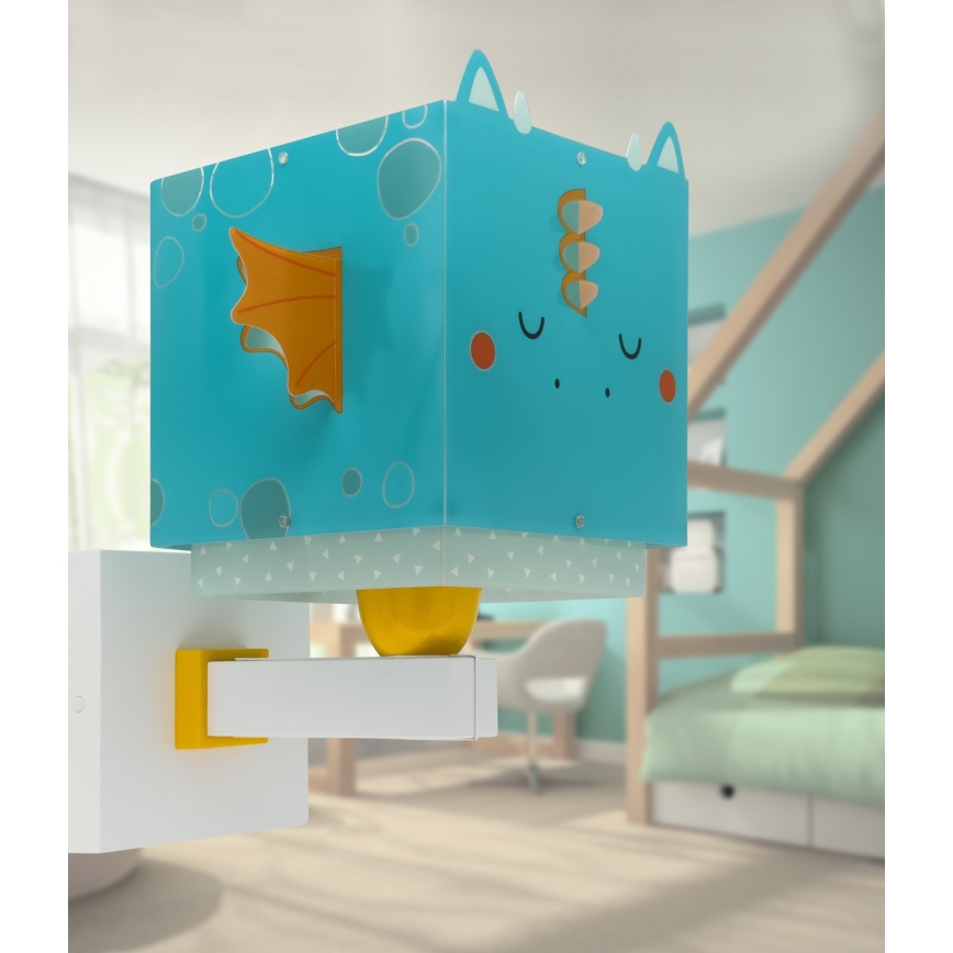 Dalber 64389 - Iluminação de parede de criança LITTLE DRAGON 1xE27/15W/230V