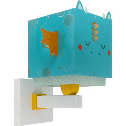 Dalber 64389 - Iluminação de parede de criança LITTLE DRAGON 1xE27/15W/230V