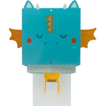 Dalber 64389 - Iluminação de parede de criança LITTLE DRAGON 1xE27/15W/230V