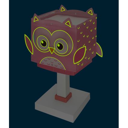 Dalber 64481N - Candeeiro LED infantil LITTLE OWL 1xG4/4W/230V rosa