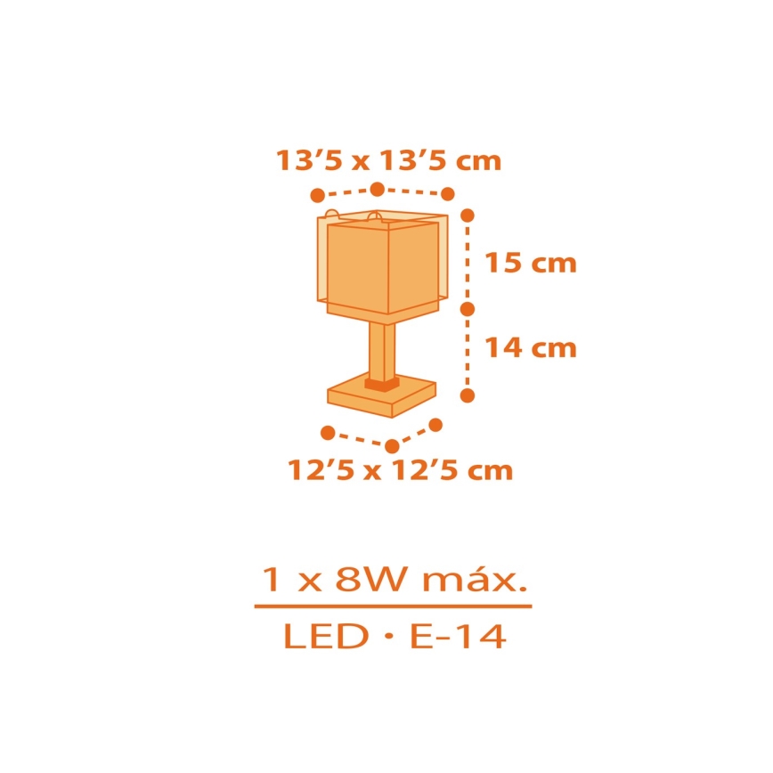 Dalber 64561N - Candeeiro infantil LED LITTLE TIGGER 1xG4/4W/230V laranja
