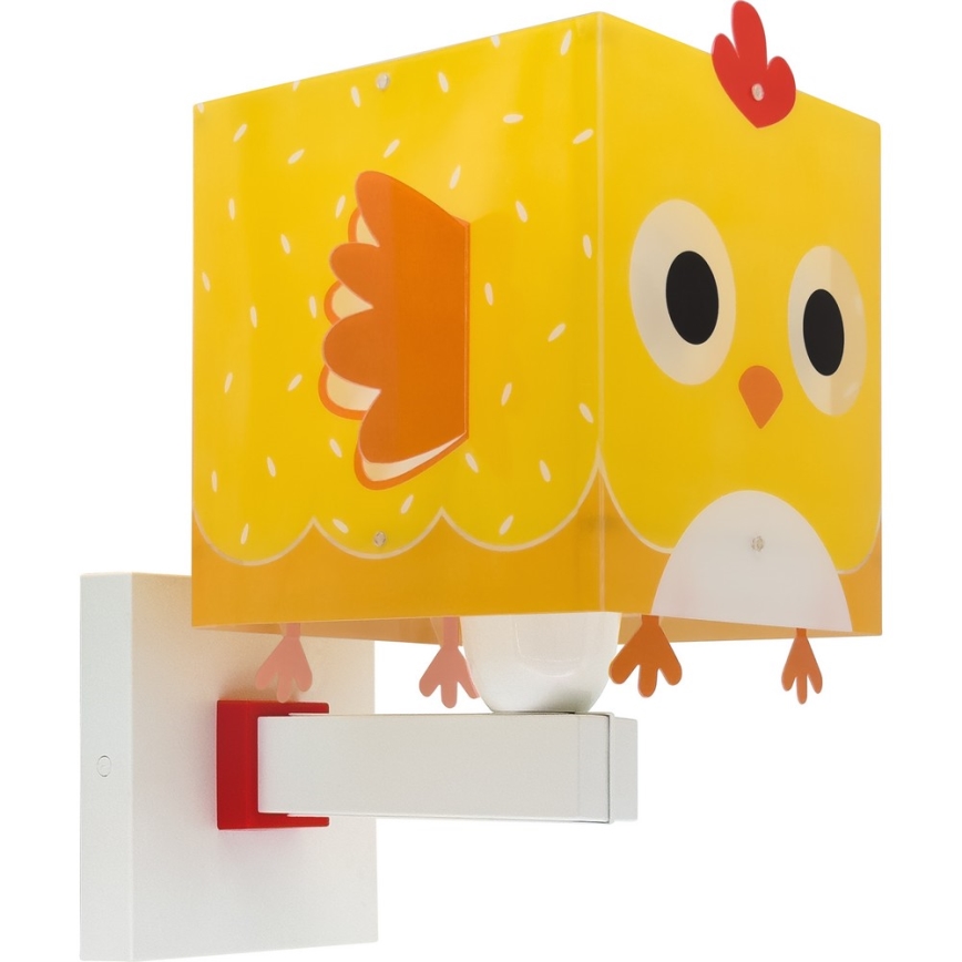 Dalber 64649 - Iluminação de parede de criança LITTLE CHICKEN 1xE27/15W/230V
