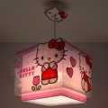 Dalber 73262 - Lustre infantil HELLO KITTY 1xE27/15W/230V rosa
