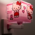 Dalber 73269 - Candeeiro de parede infantil HELLO KITTY 1xE27/15W/230V rosa