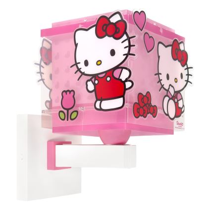 Dalber 73269 - Candeeiro de parede infantil HELLO KITTY 1xE27/15W/230V rosa