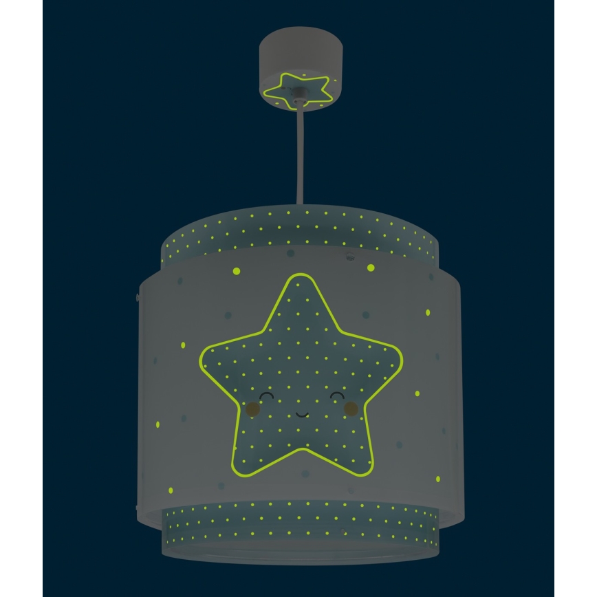 Dalber 76012T - Candelabro de criança BABY DREAMS 1xE27/15W/230V azul