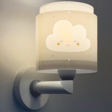Dalber 76019E - Iluminação de parede de criança BABY DREAMS 1xE27/15W/230V cinzento