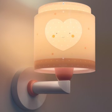 Dalber 76019S - Iluminação de parede de criança BABY DREAMS 1xE27/15W/230V rosa