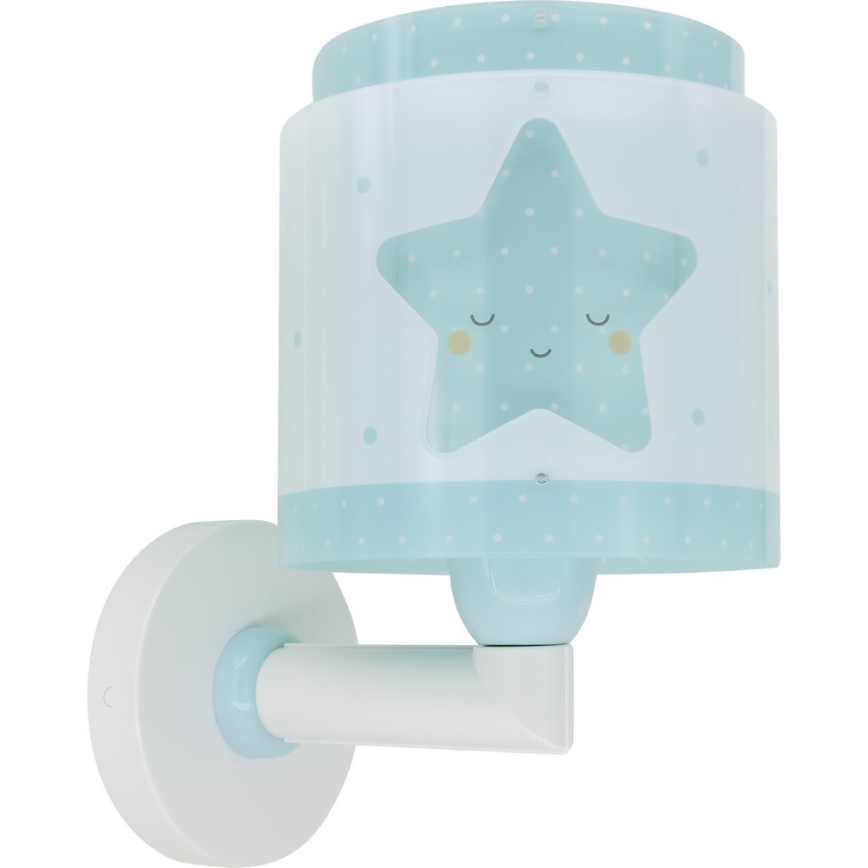 Dalber 76019T - Iluminação de parede de criança BABY DREAMS 1xE27/15W/230V azul