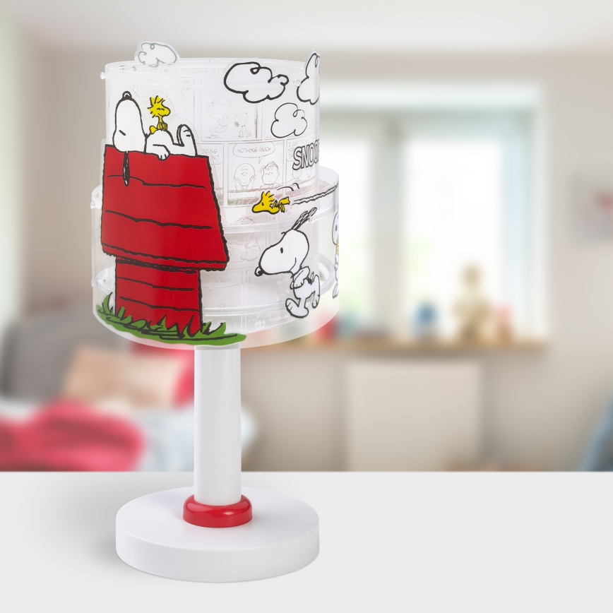 Dalber 76301 - Candeeiro infantil LED SNOOPY 1xG4/4W/230V branco/vermelho