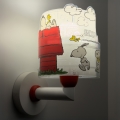 Dalber 76309 - Candeeiro de parede infantil SNOOPY 1xE27/15W/230V branco/vermelho