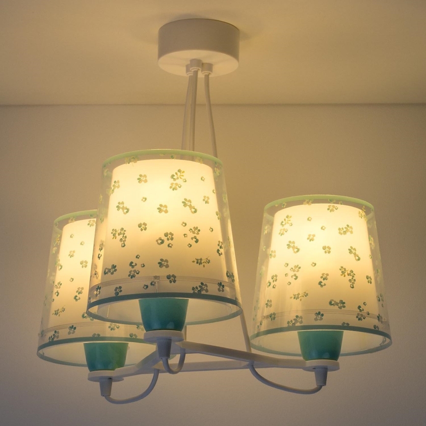 Dalber 81177H - Candelabro de criança DREAM FLOWERS 3xE27/60W/230V